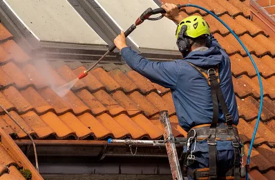 Démoussage et hydrofuge de toiture à Vagnas